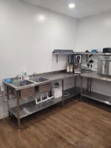 Transforming The Food Store Kitchen at Barnsley Metrodome