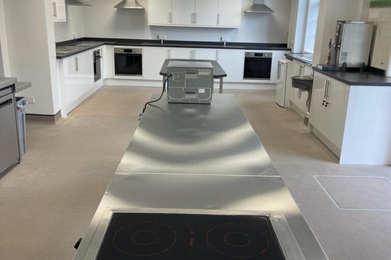 CRMZ new training kitchen with Domestic and Commercial kitchens by IDL