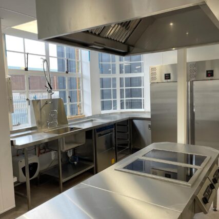 CRMZ new training kitchen with Domestic and Commercial kitchens by IDL